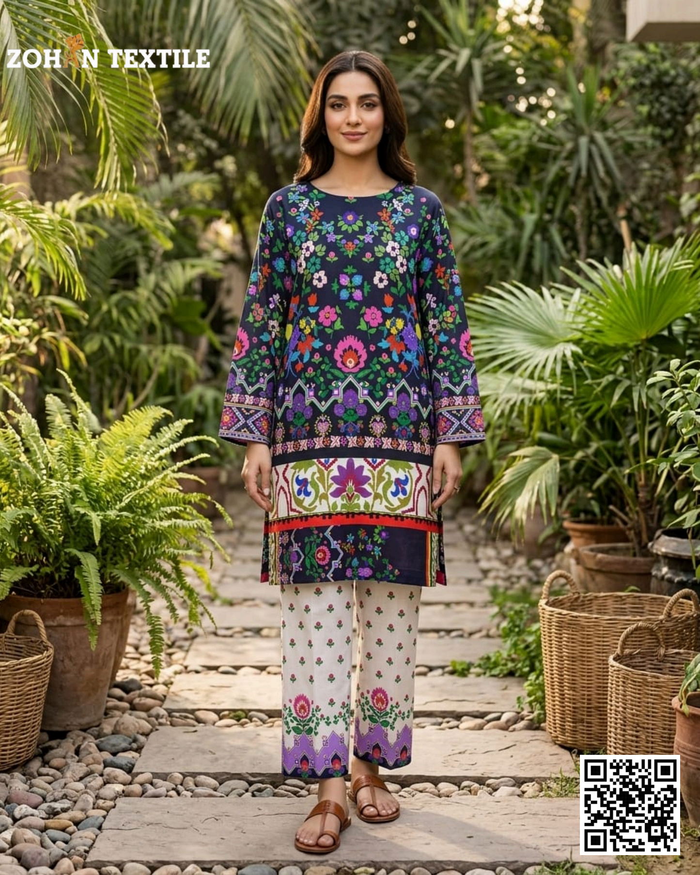 Zohan Textile Design No: 06 (S+T) Printed Collection