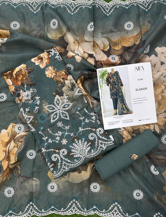 AIFA – ELANOR Collection ΑΕ-908 Embroidered 3 Piece Suit