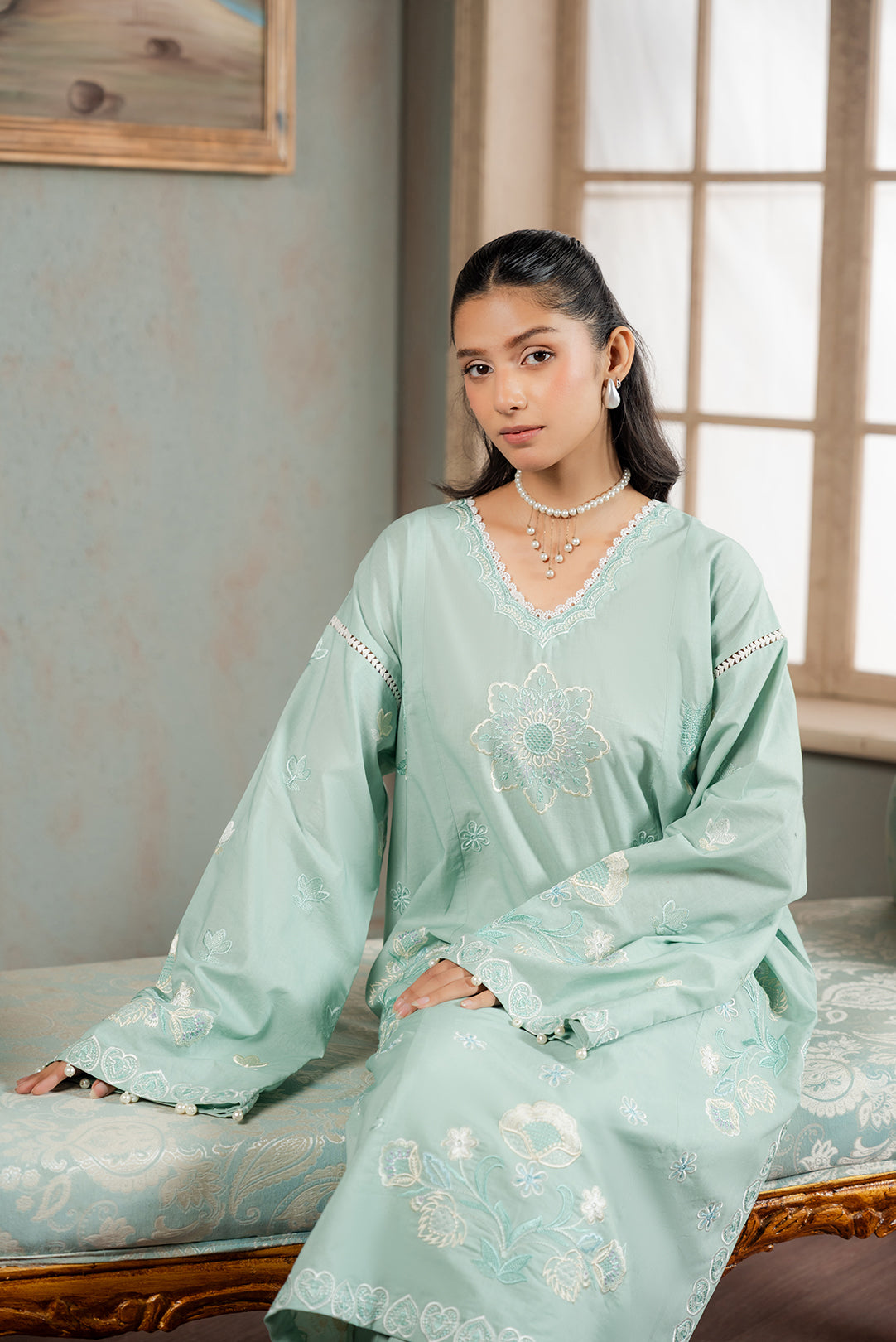Zellbury D.C:- WUS26E21188 Embroidered Lawn 2Pcs Collection