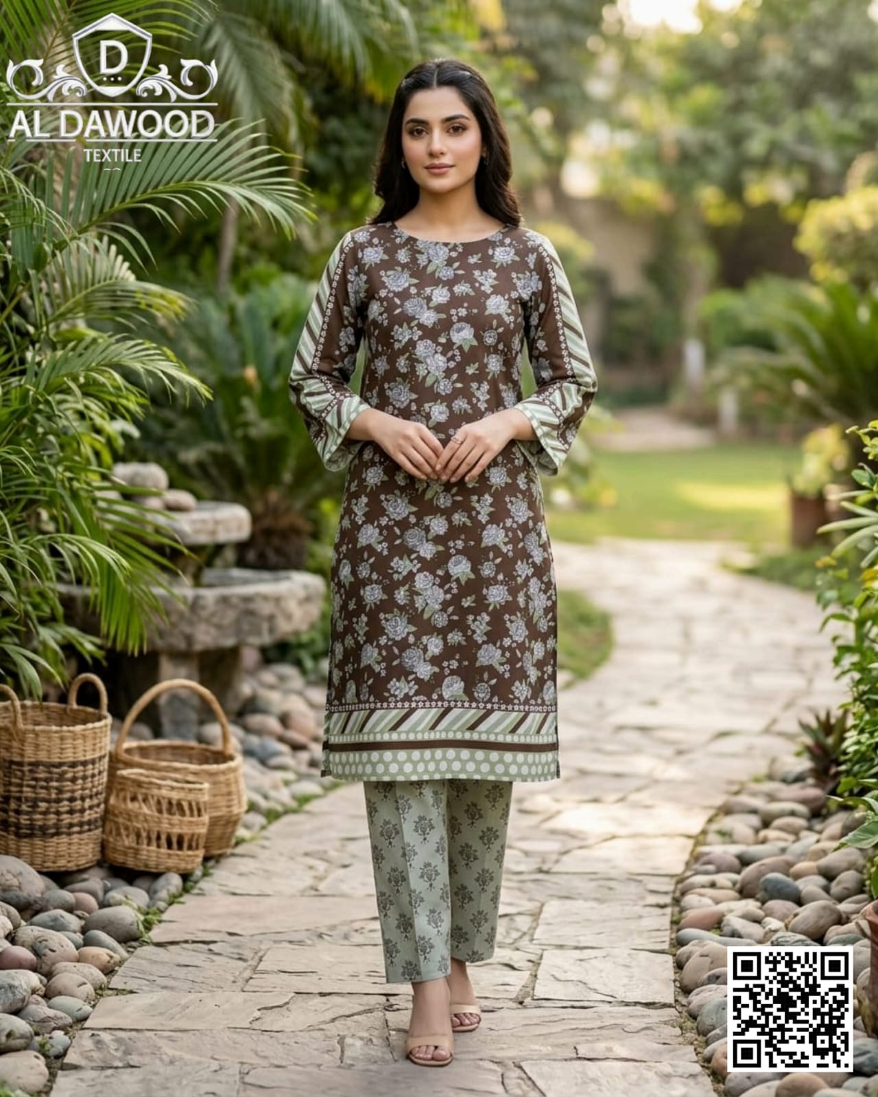 Al Dawood Design #09 Textile (S+T) Unstitched Printed Collection