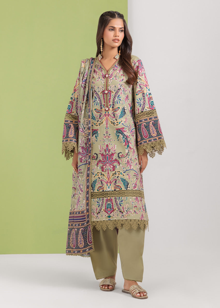 Bonanza Satrangi Unstitched Aztec Paisley - 3 Pc (WU3PPBS25LIUN58)