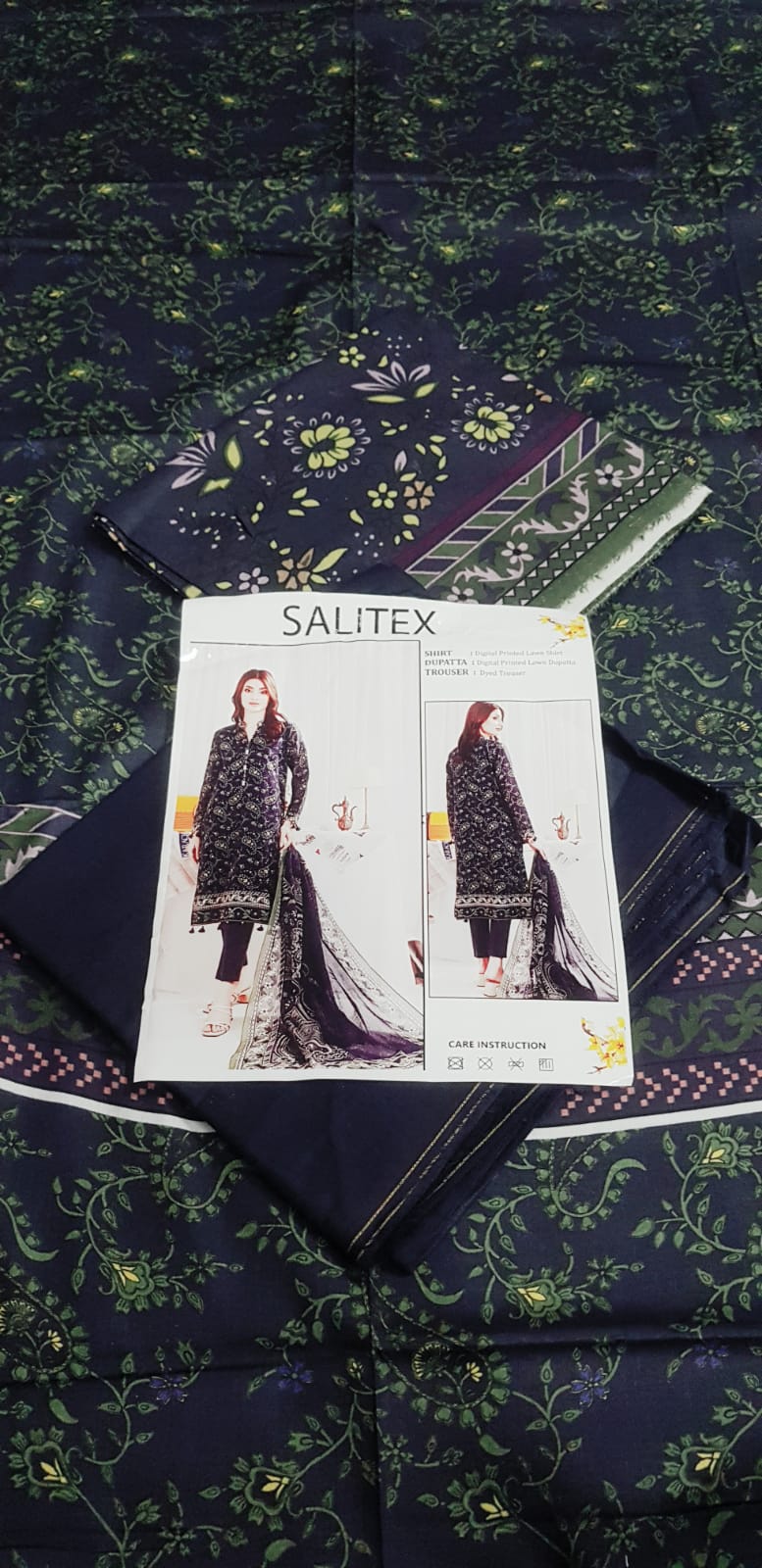 Salitex Unstitched Lawn 3P 🔥