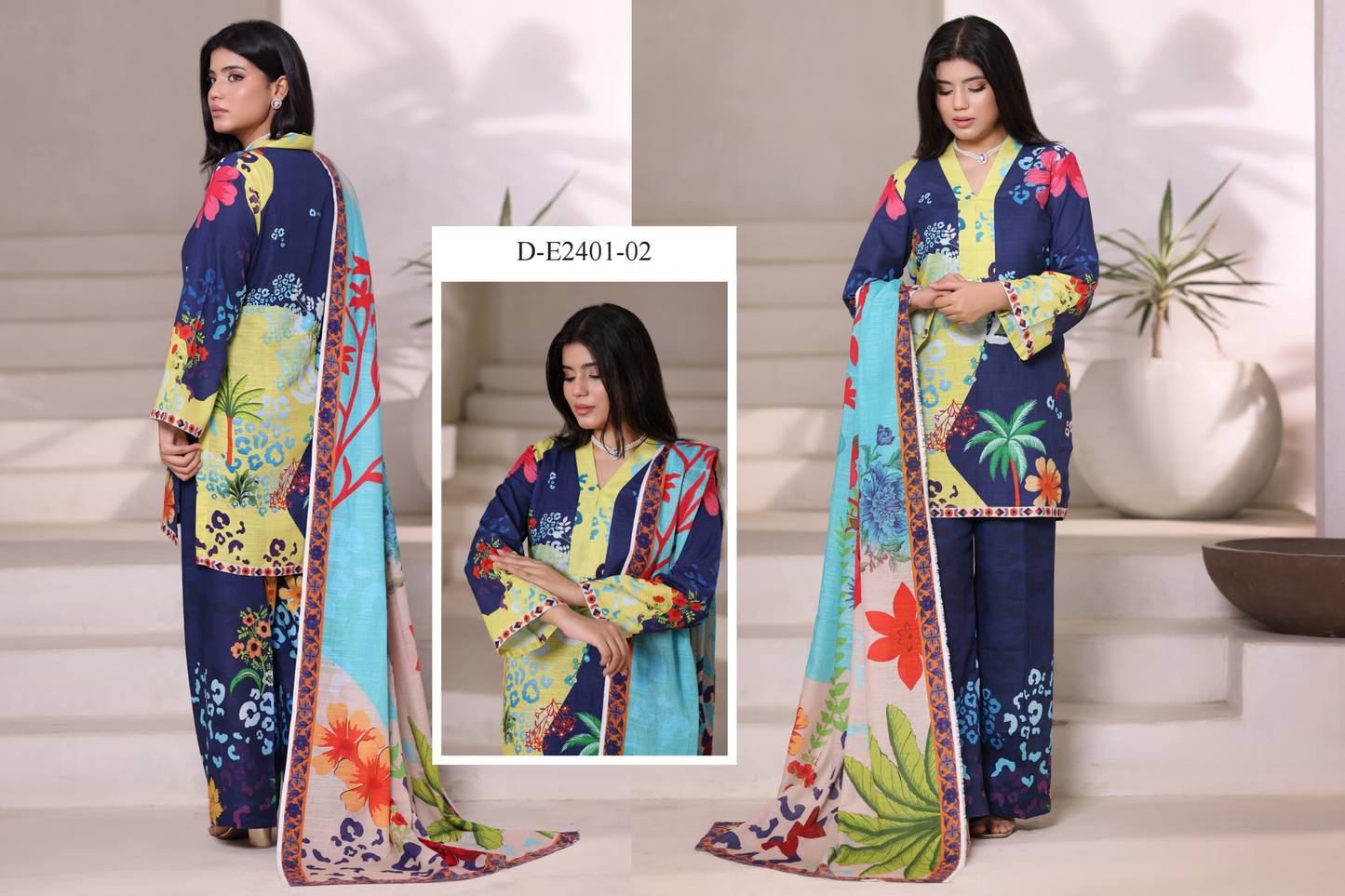 MoosaJee 100% Original KHADDAR CORDS Unstitched 3Ps๐๐ฅ