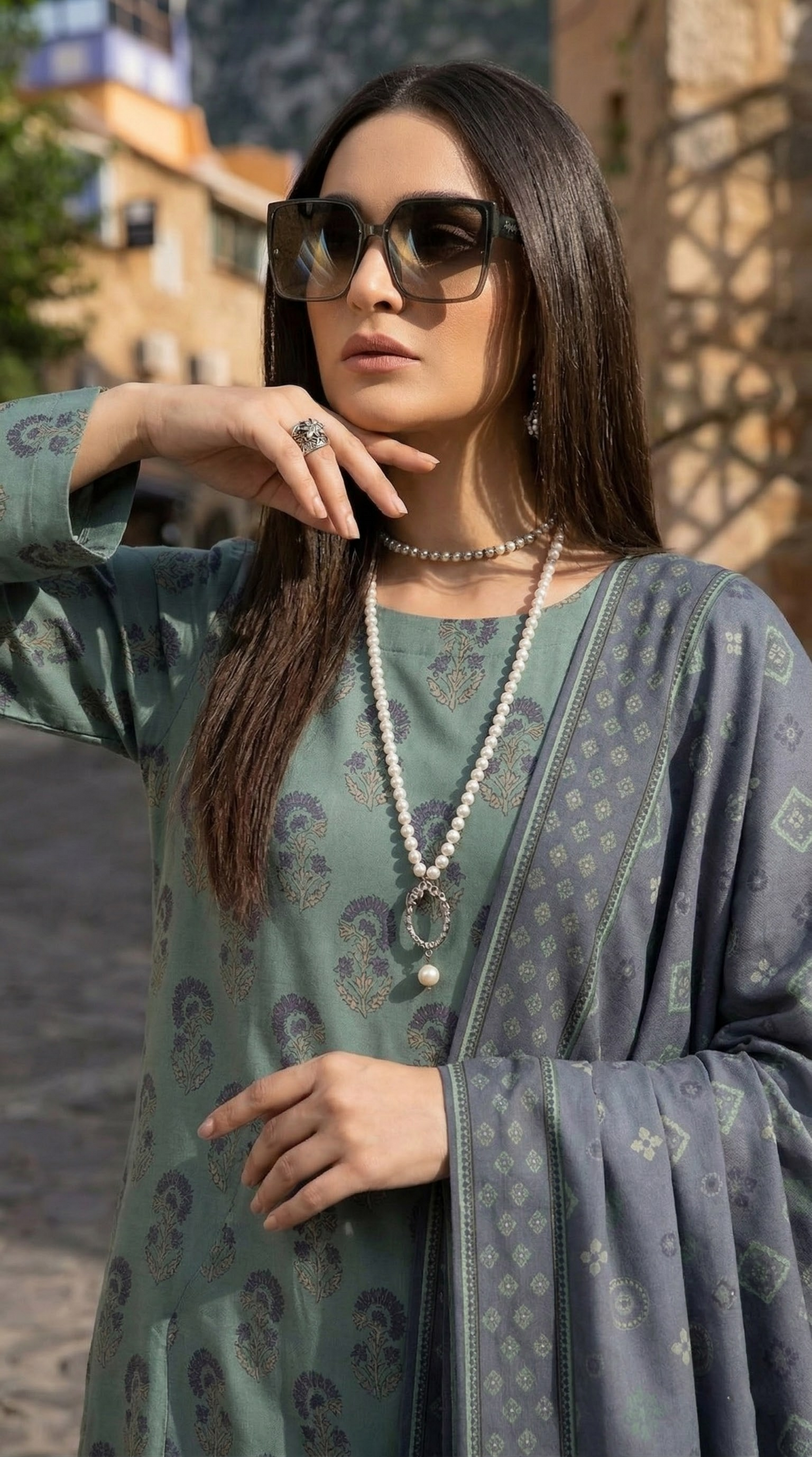 SHANAYA β AZURE MIRAGE 3PC UNSTITCHED COLLECTION