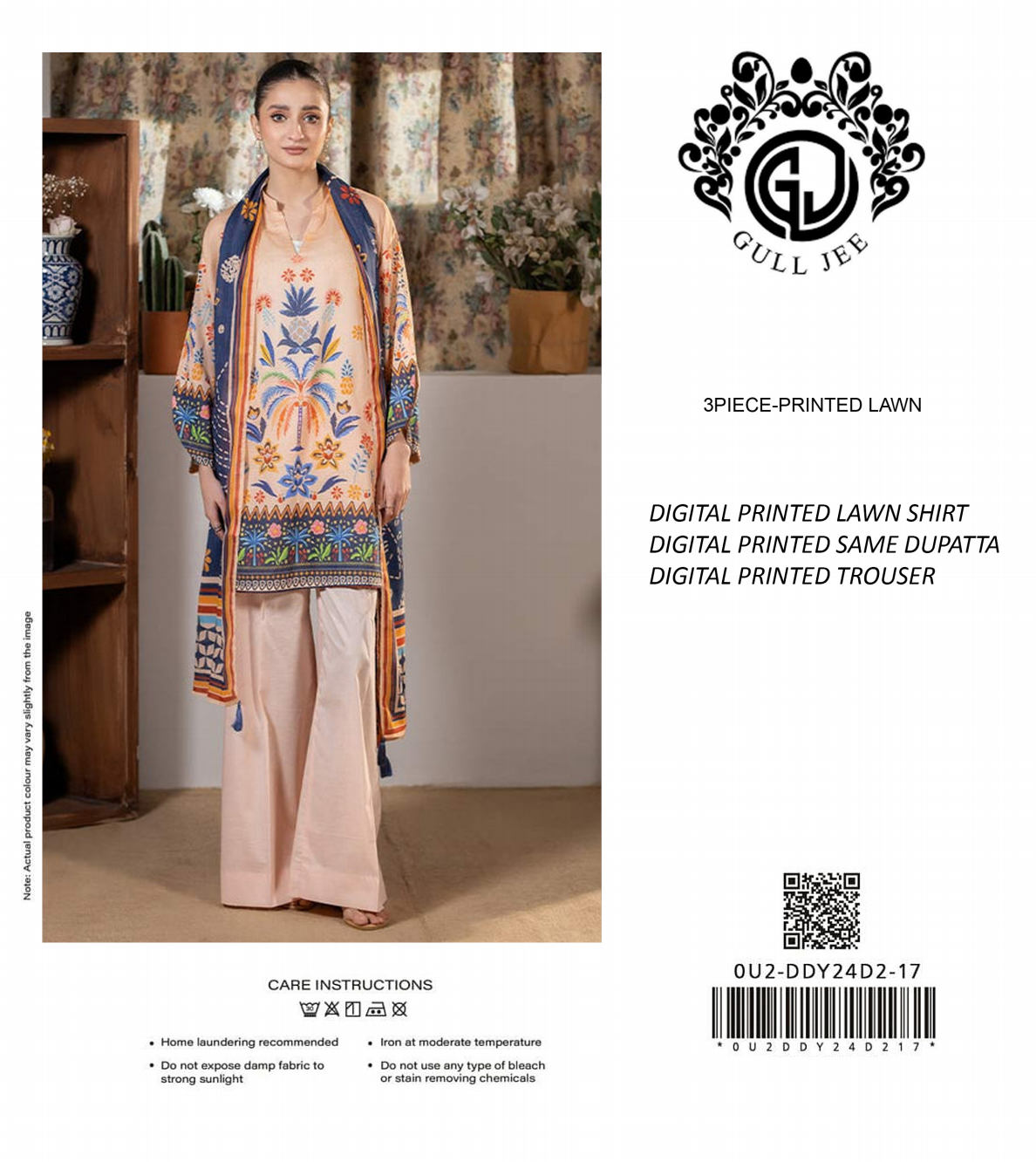 Gull Jee Unstitched Lawn 3 Pieces in Wholesale Price ๐ฅ๐งก