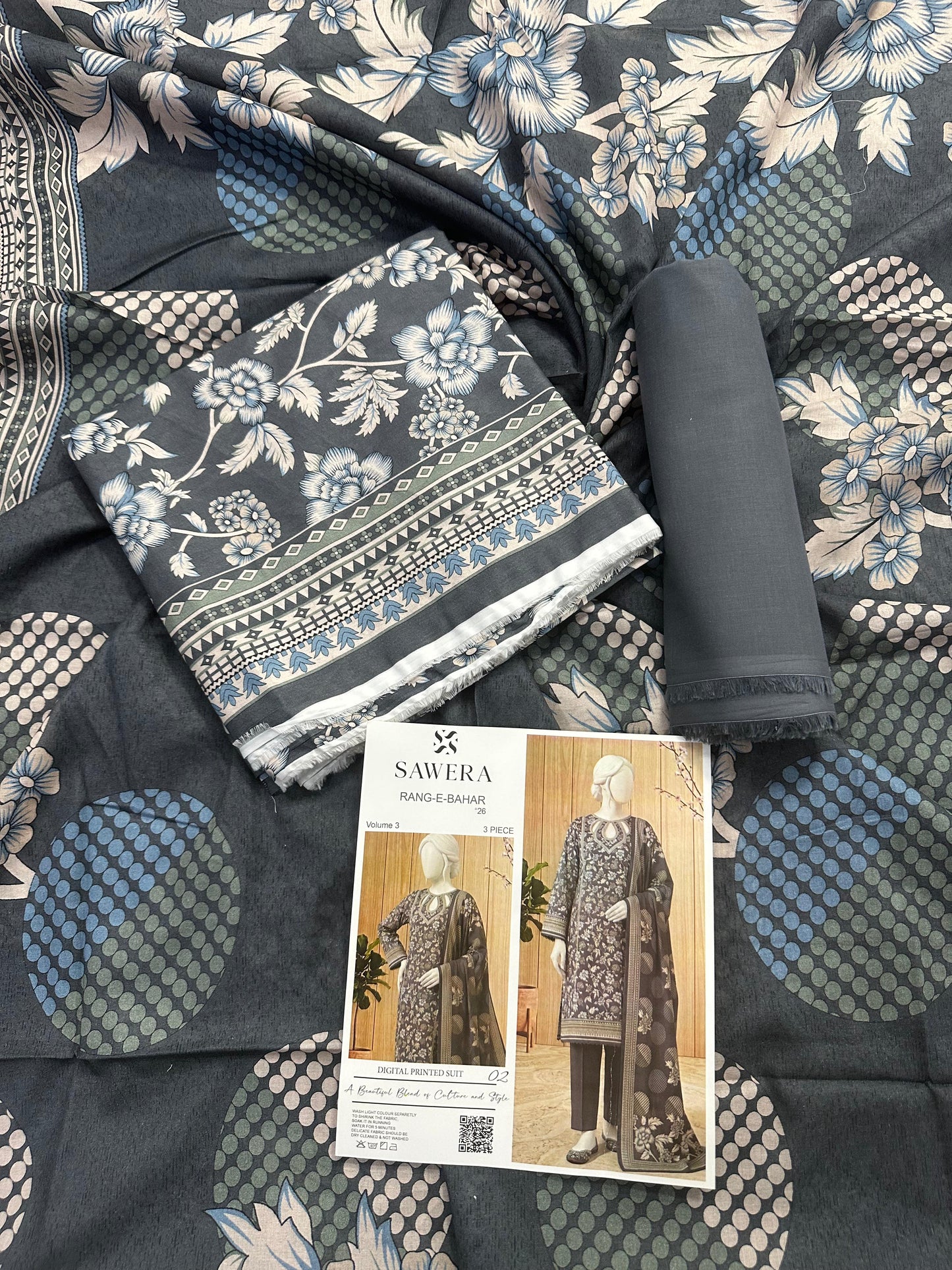 SAWERA β RANG-E-BAHAR (Vol-3) 3-PIECE UNSTITCHED COLLECTION