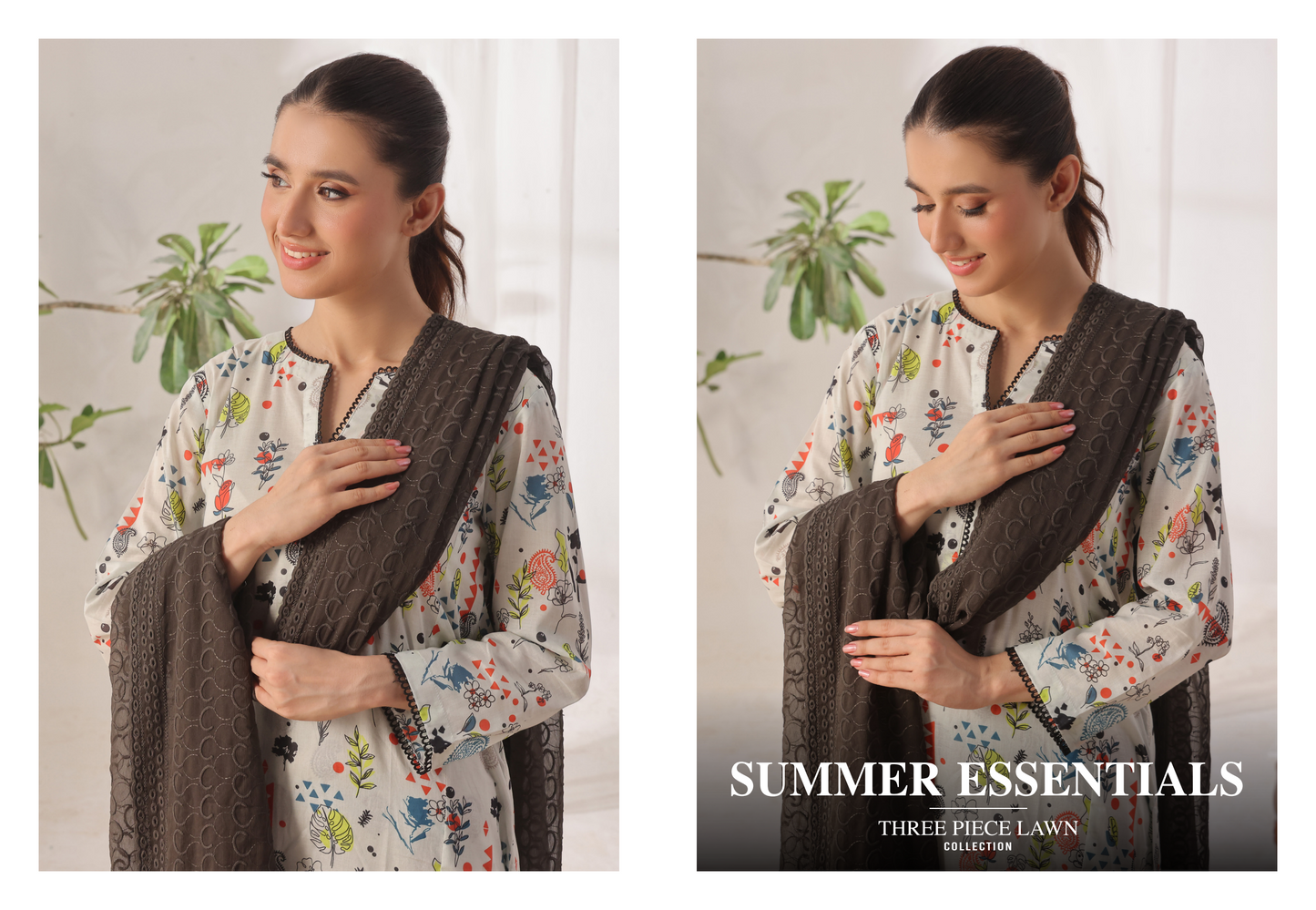 MJ Safaa Print Kari Lawn Collection – Chapter S - Premium Printed Lawn 3-Piece Suit Design# D-E0501-08