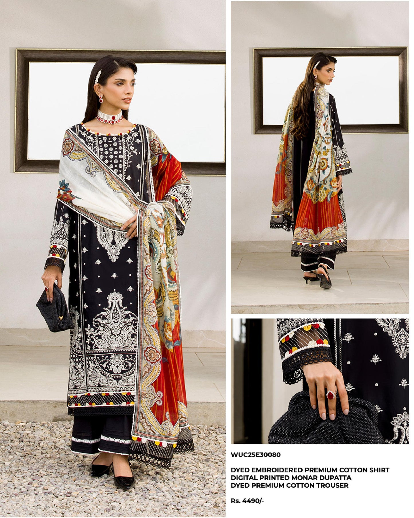 πΈβ¨ Zellbury Signature Unstitched Fancy Chikankari Luxury 3 Pieces β¨πΈ