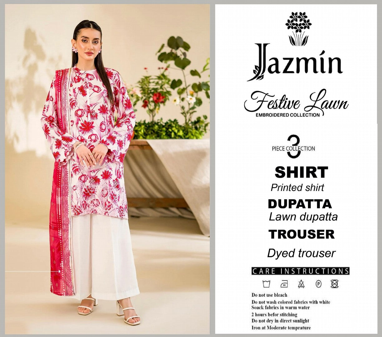 Jazmine Lawn Unstitched 3 Pieces ❤️🔥 Volume 2