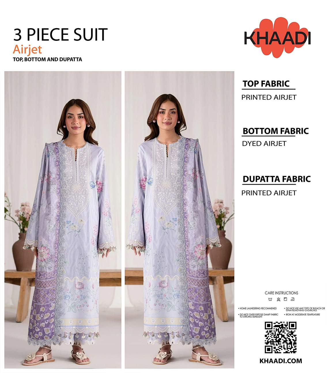 KHAADI Unstitched LAWN 3PCS COLLECTION 2026 β¨πΈ