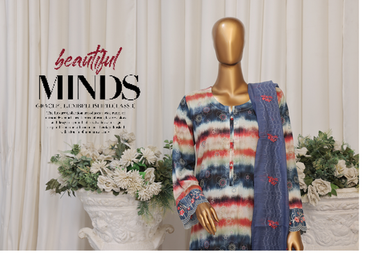 Aifa Azure Stitched Embroidery Collection ๐งต๐