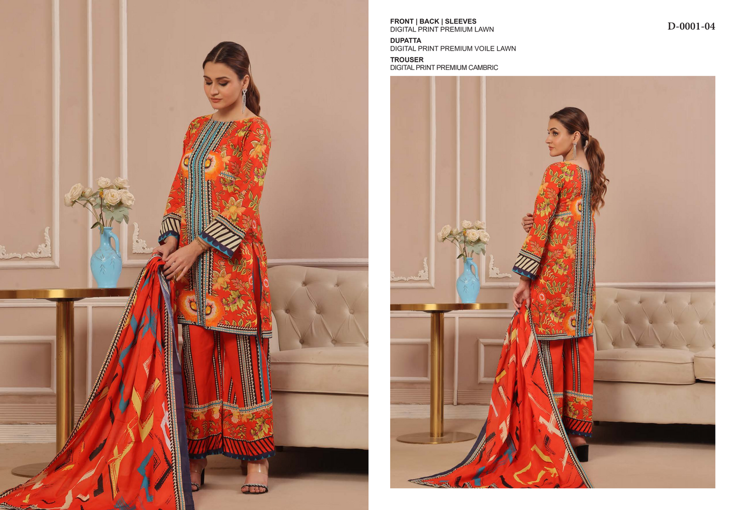 100% Original Spiendor Pop by MoosaJee Farooq Textile Lawn Unstitched 3 Pieces ❤️🔥