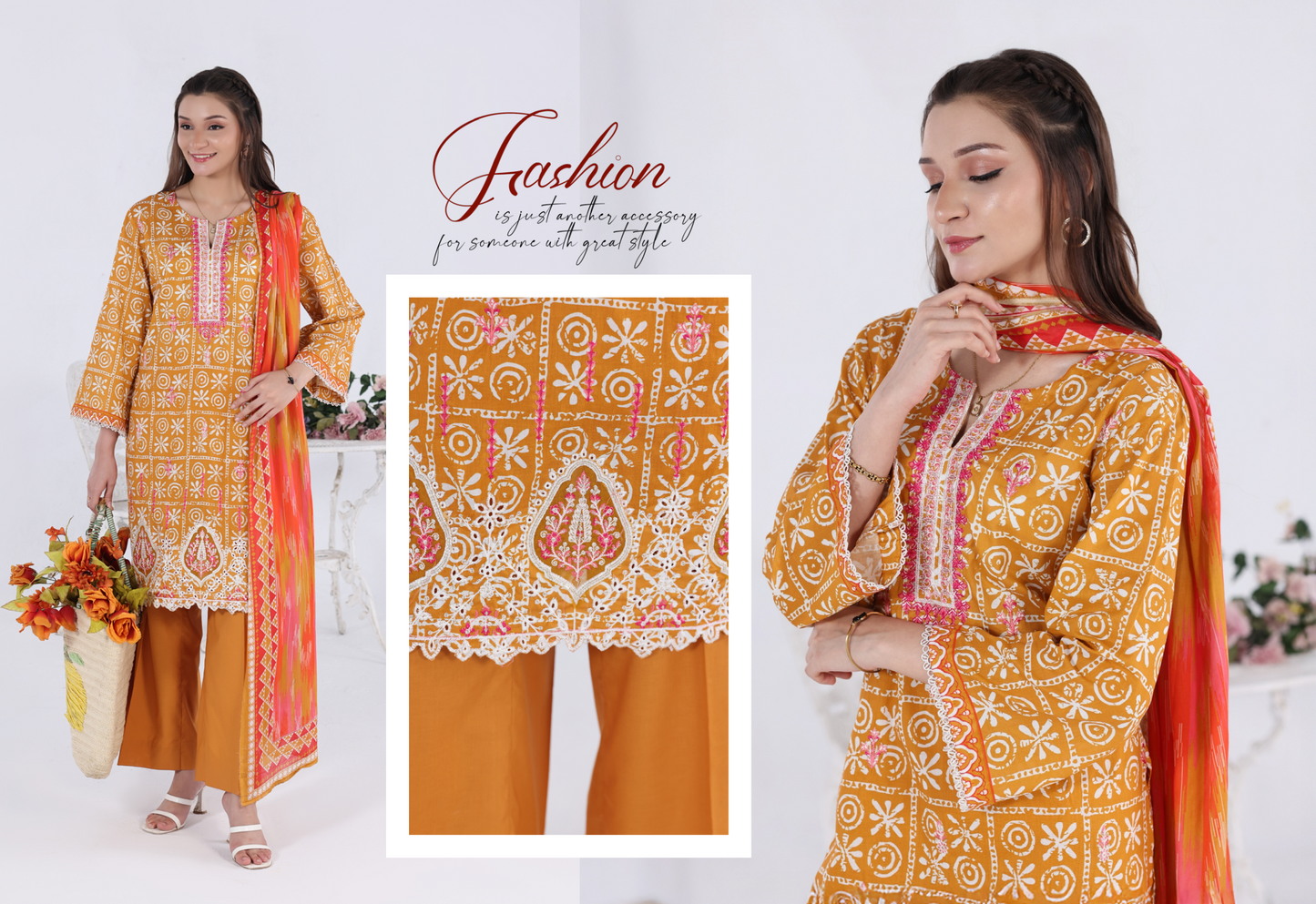 Luxury Summer Collection
APPLIQUE KARI BY MOOSAJEE Design# D-0401-05