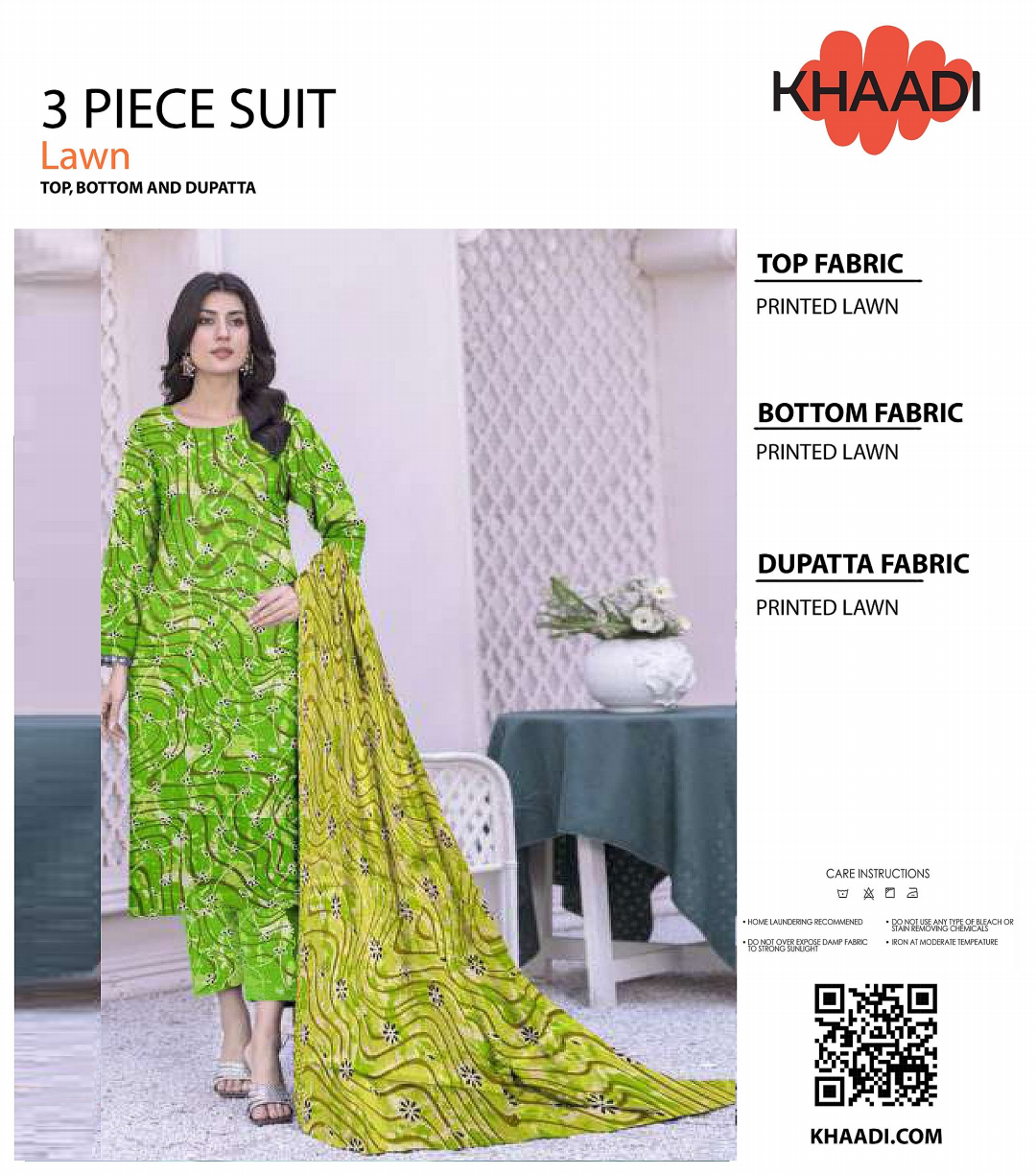 KHAADI Unstitched Lawn 3 Pieces in Wholesale Price π₯β€οΈ