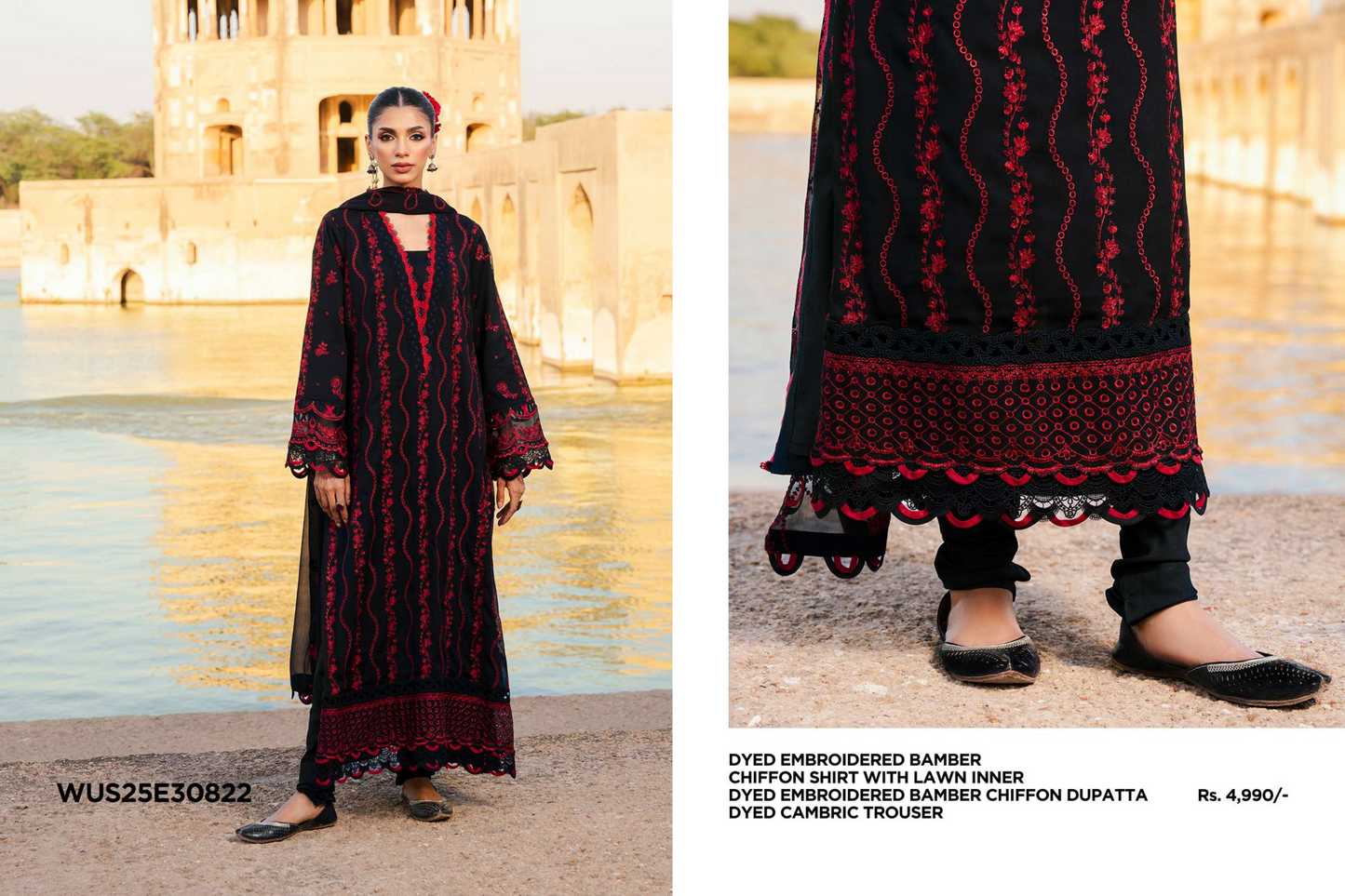 Zellbury Signature Luxury Festive Edit 2025 WUS25E30822 3 Piece â¤ď¸
