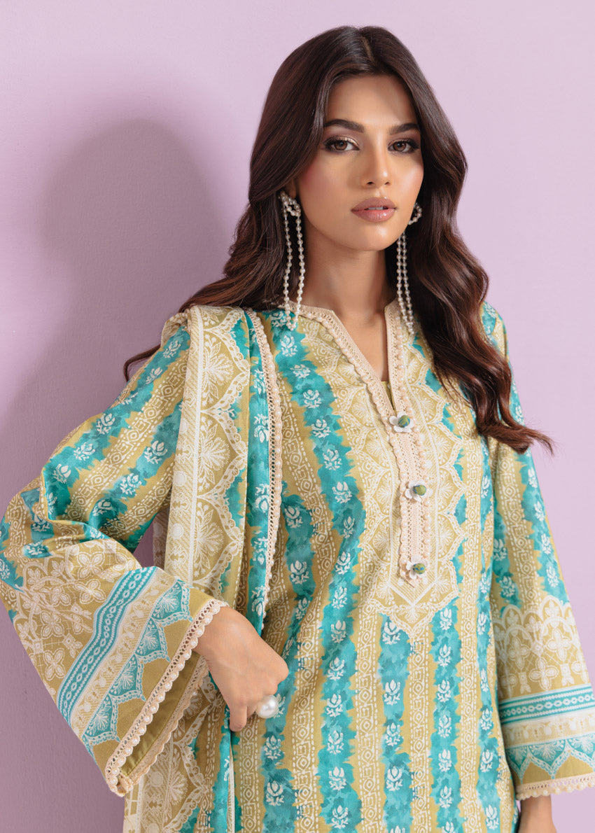 Bonanza Satrangi Unstitched Ikat - 3 Pc (WU3PPBS25LIUN15) 🔥🥰