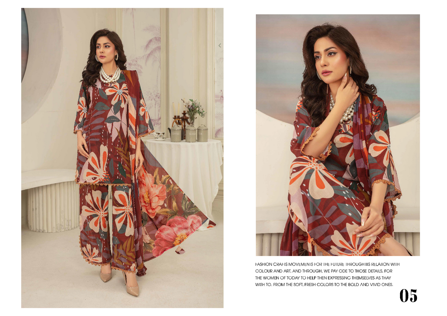 Rajwan by DASTAAN Lawn Unstitched Lawn 100% Original Lawn 3 Pieces ❤️🔥