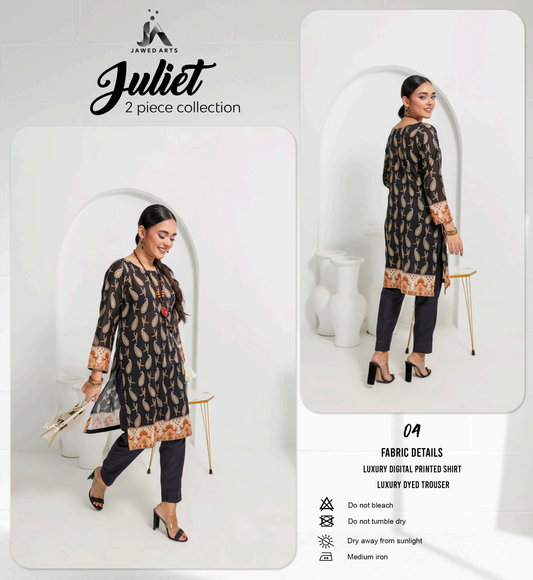 Juliet (S+T) Series 2Pcs Collection By Jawed Arts®️ Design No: 4