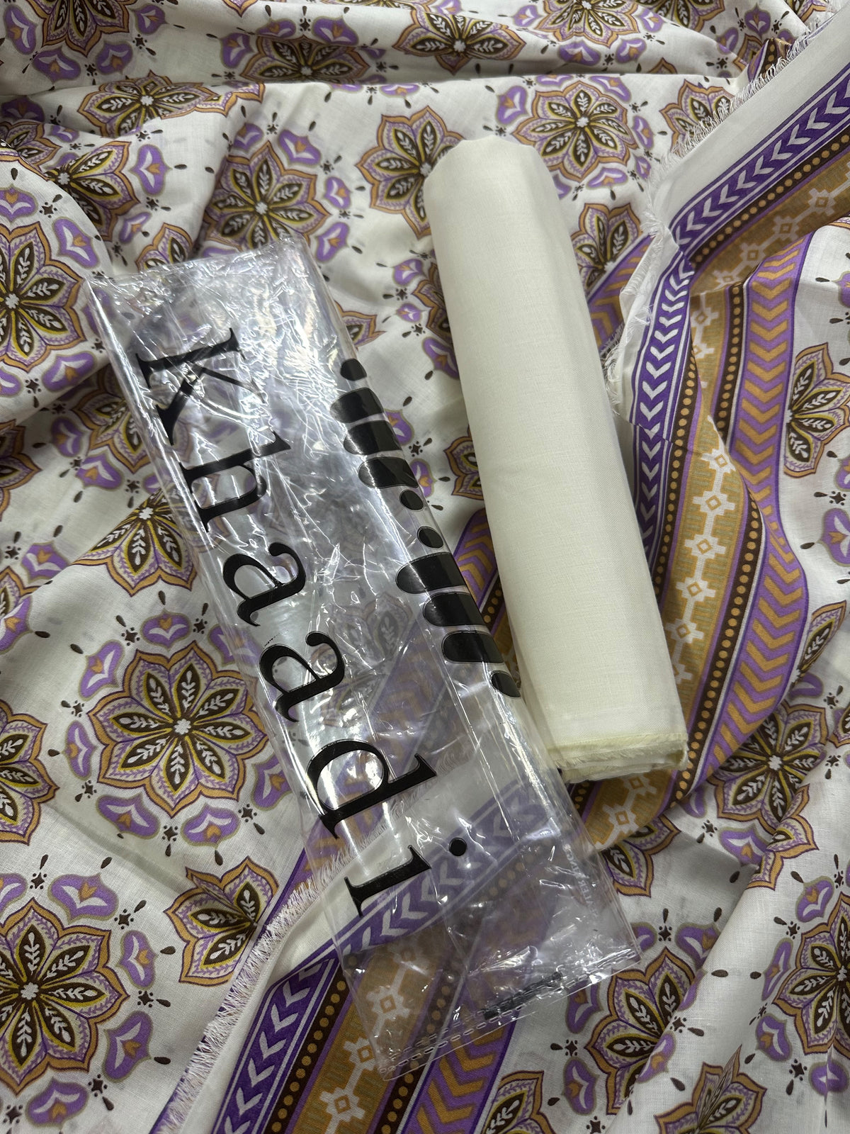 Khaadi Ivory Printed 2Pcs