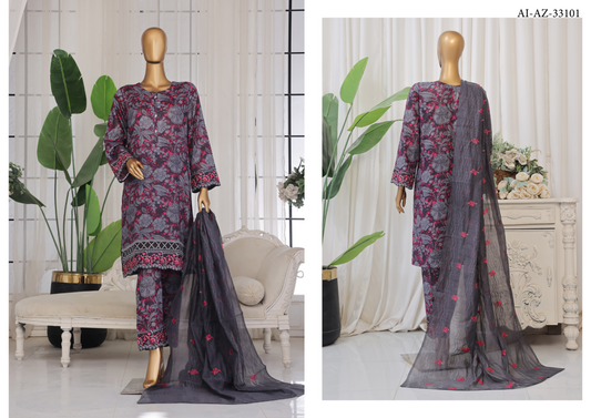 Aifa Azure Stitched Embroidery Collection 🧵🏐