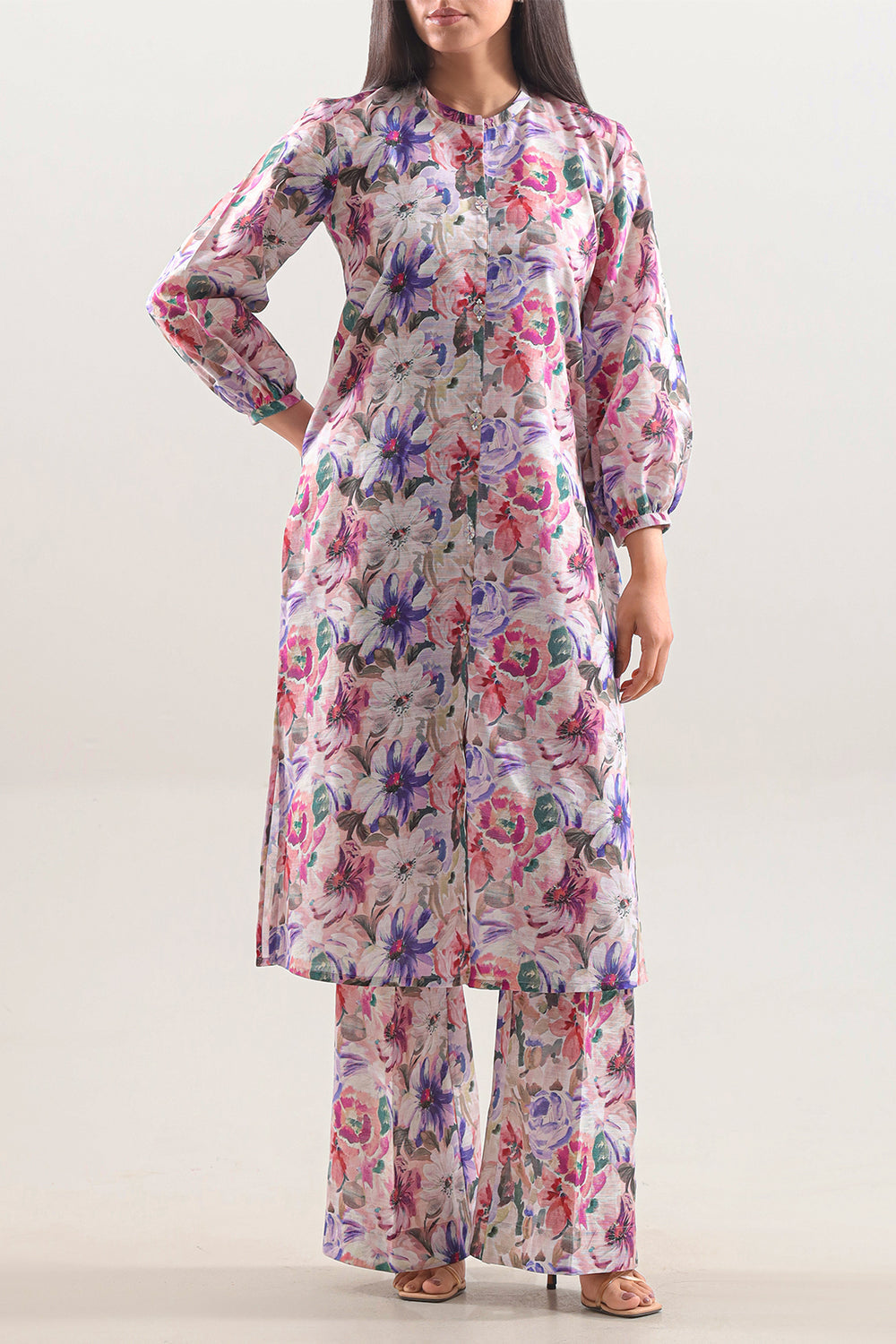 SAYA 100% ORIGINAL Unstitched Cotton Khaddar 2 Piece ๐ฅโค๏ธ