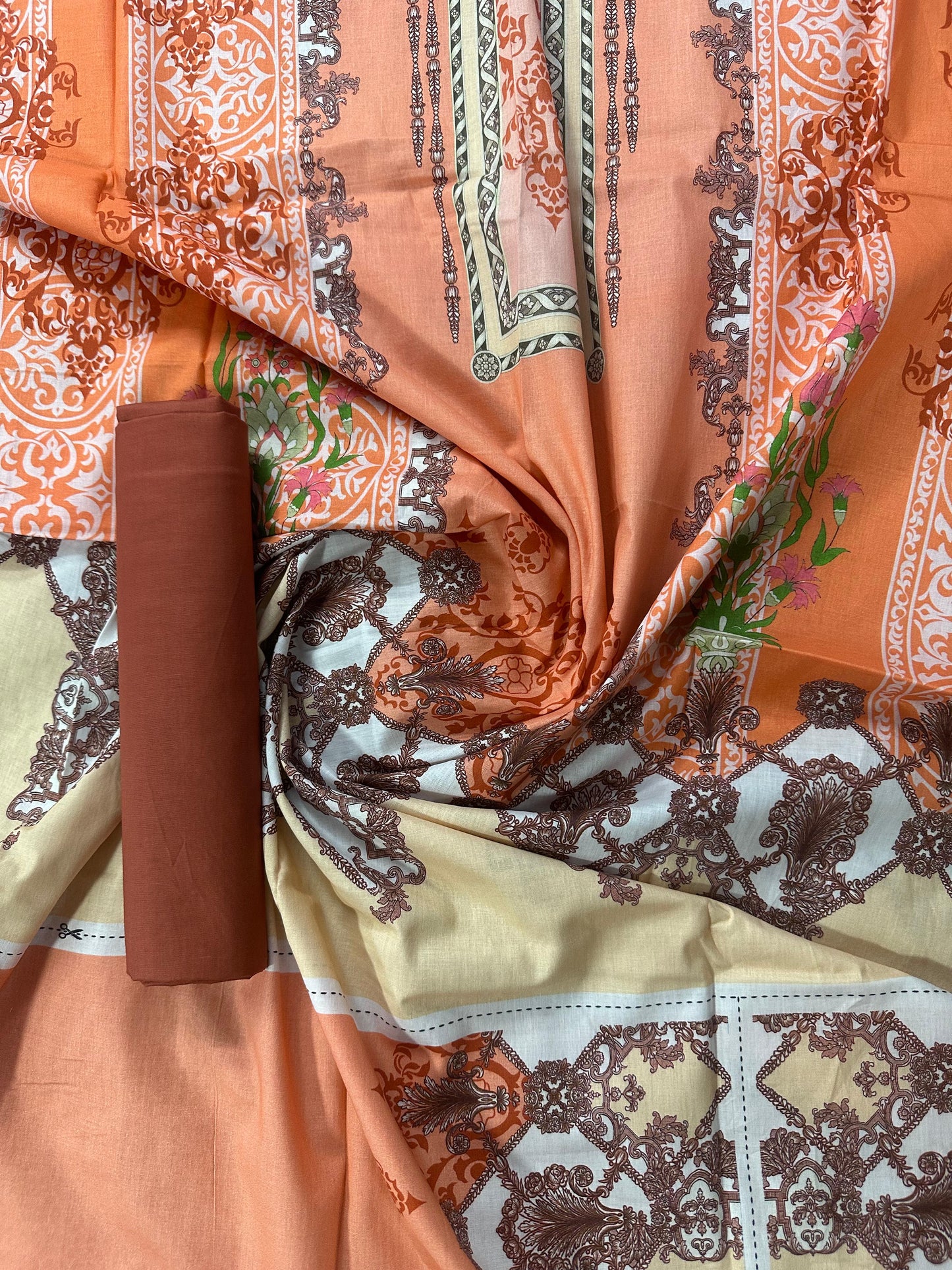 Moosajee Premium Unstitched Collection Digital Printed 2-Piece Suit