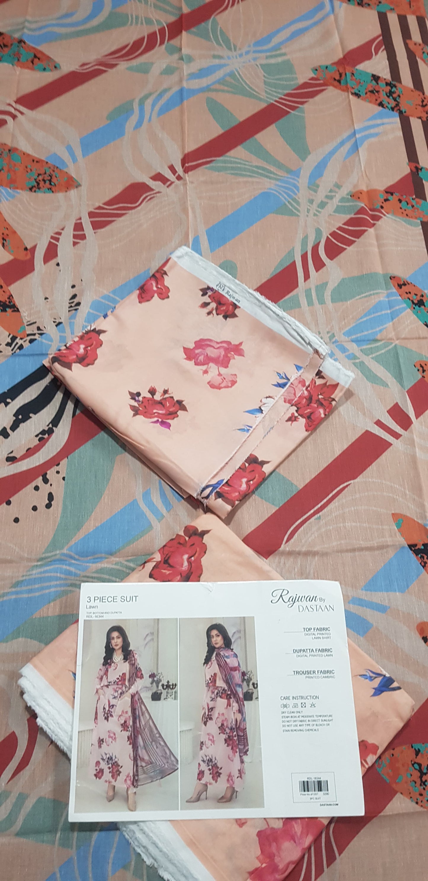 Rajwan by DASTAAN Lawn Unstitched Lawn 100% Original Lawn 3 Pieces ❤️🔥