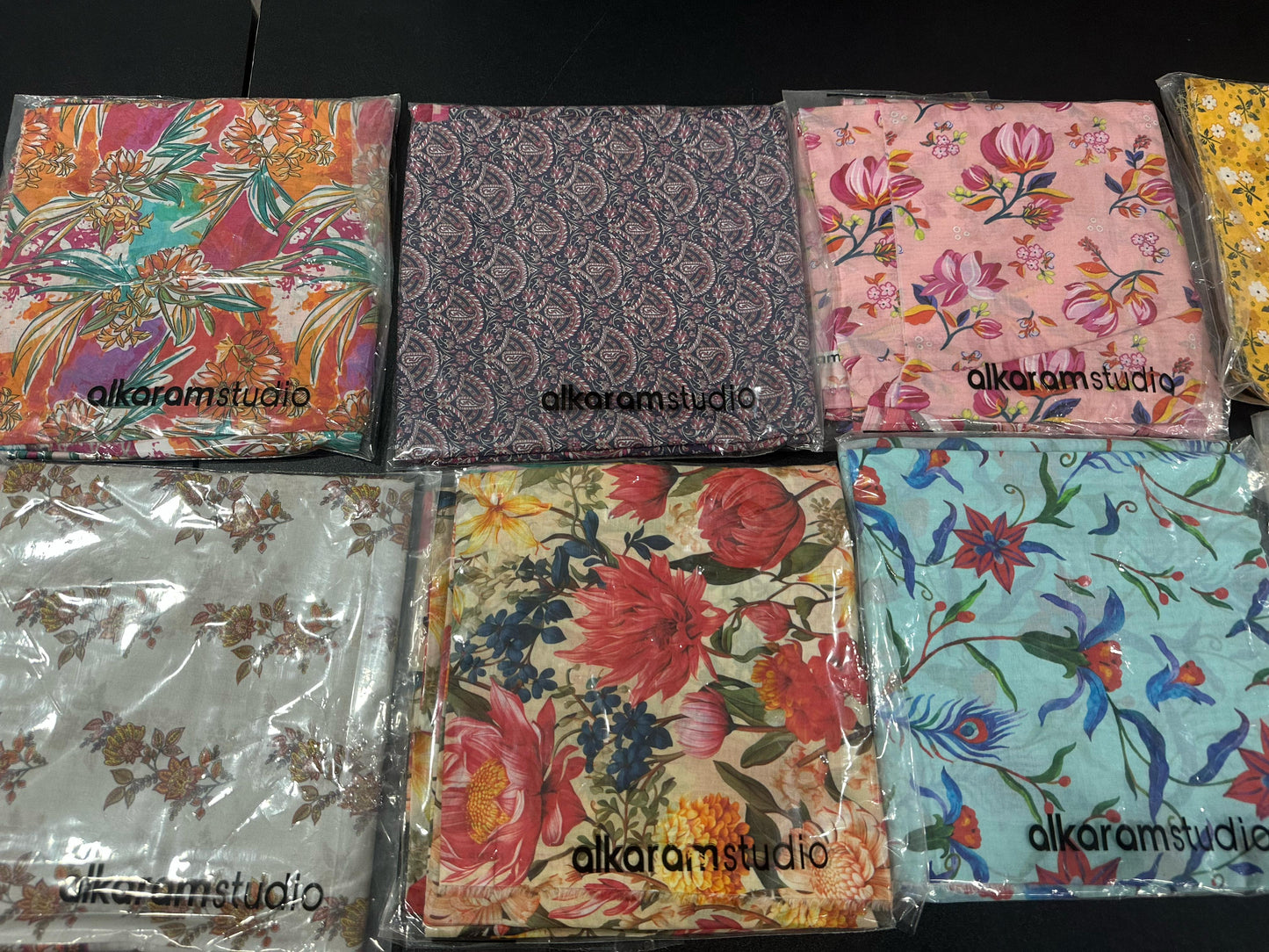 alkaram Shirt Dupatta Lawn 2Pcs 🔥