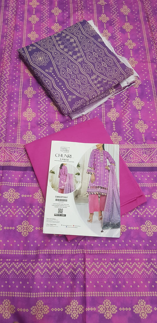 Salitex Chunri Salitex 100% Original Lawn ❤️ LAIRA by SANA& SARA