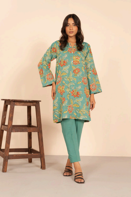 Alkaram Khaddar Pine Green 2Pcs