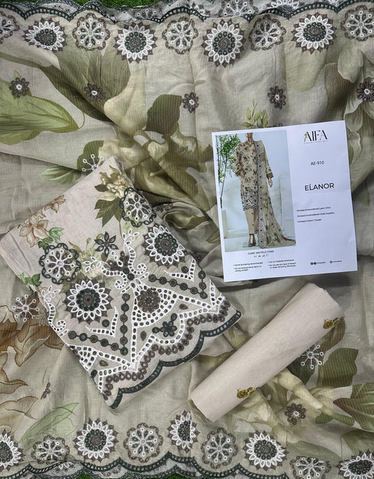 AIFA – ELANOR Collection ΑΕ-910 Embroidered 3 Piece Suit