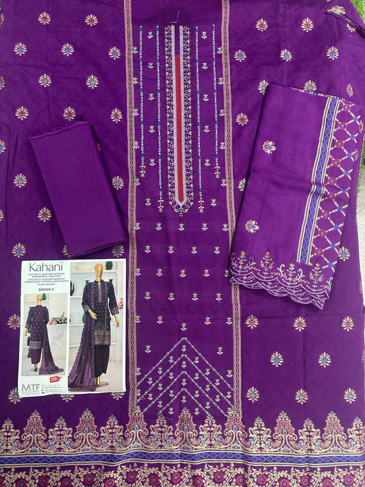 MTF KAHANI Unstitched COLLECTION Design #2