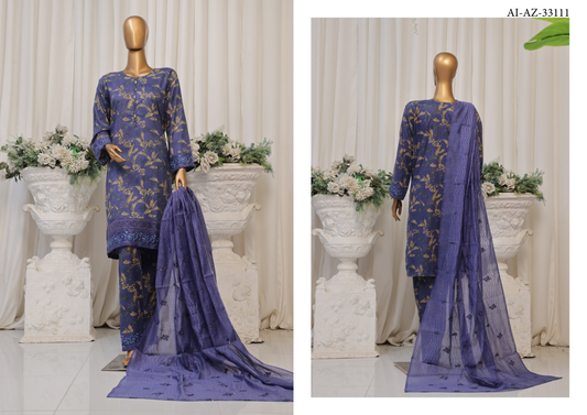 Aifa Azure Stitched Embroidery Collection 🧵🏐