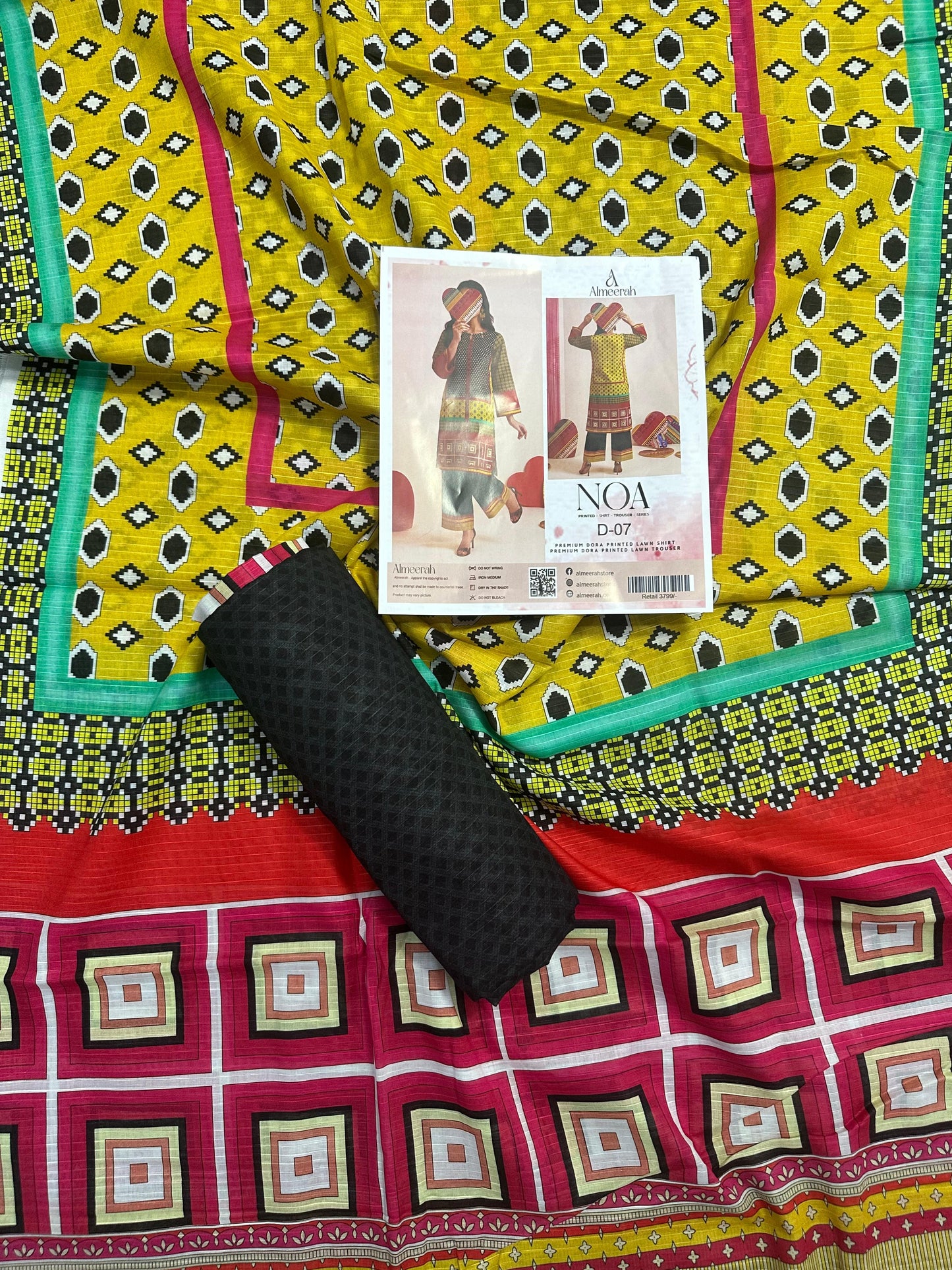 Almeerah - NOA 2 Pcs Unstitched collection Design No 7