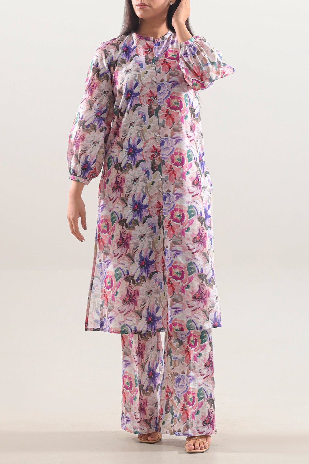 SAYA 100% ORIGINAL Unstitched Cotton Khaddar 2 Piece ๐ฅโค๏ธ
