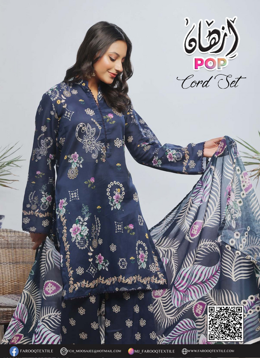 MoosaJee 100% Original Unstitched 3Pcs 🥳🔥