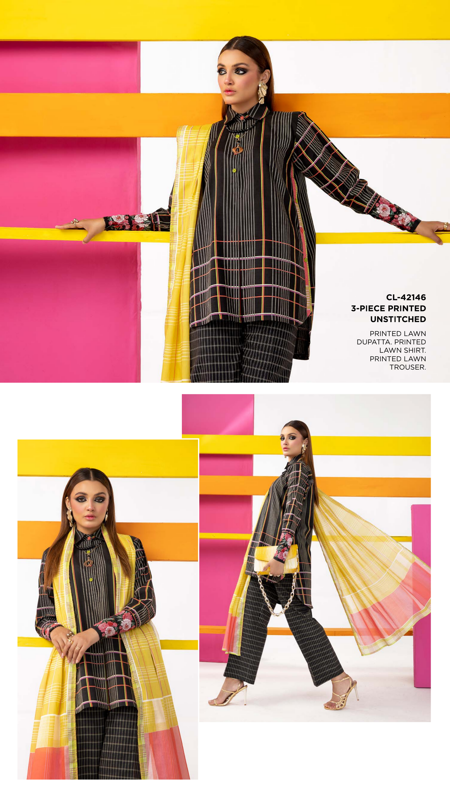 GulAhmed Original Lawn Unstitched 3 Pieces ππ₯β¨