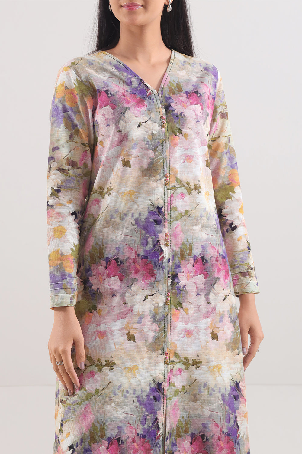 SAYA 100% ORIGINAL Unstitched Cotton Khaddar 2 Piece ๐ฅโค๏ธ
