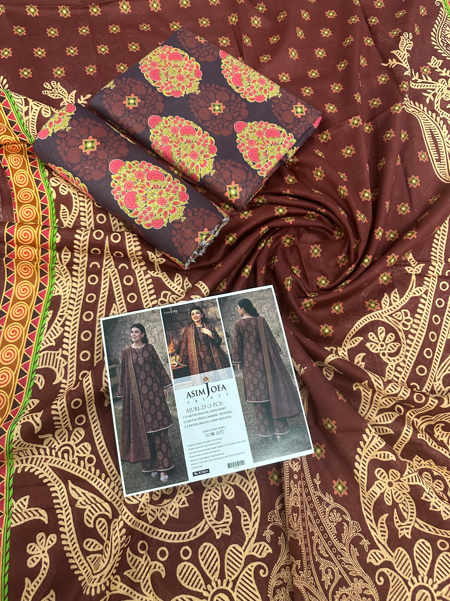 Asim Jofa (AJUBJ-23) 3Pcs Lawn Collection