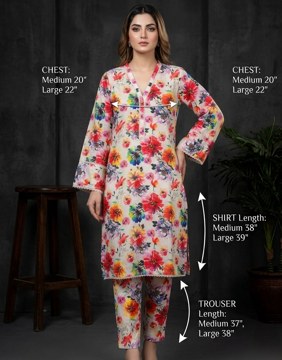 Sana Safinaz 2Pcs Printed Lawn Stitched Collection
