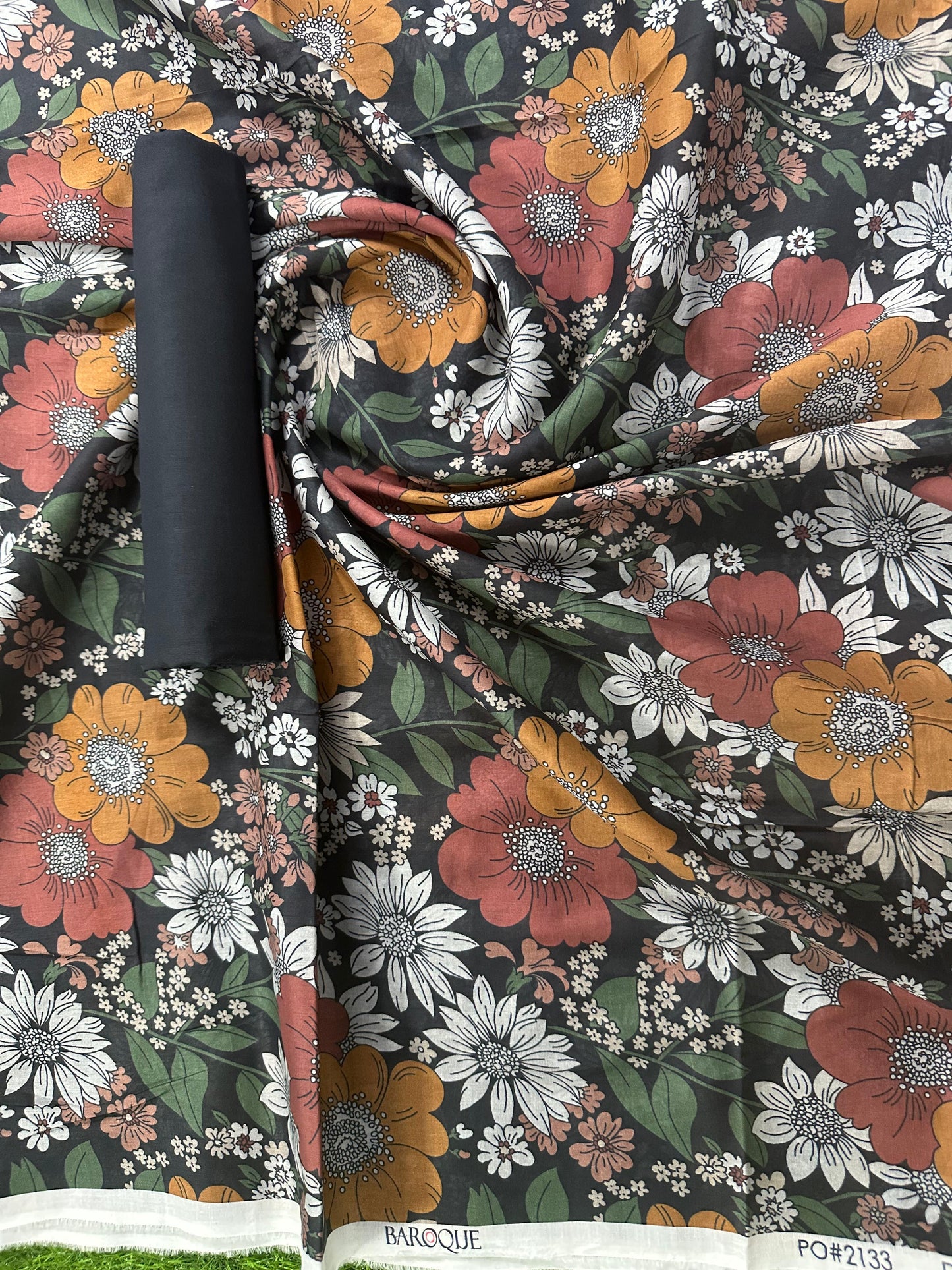 Baroque Premium Unstitched Collection Digital Printed 2-Piece Suit