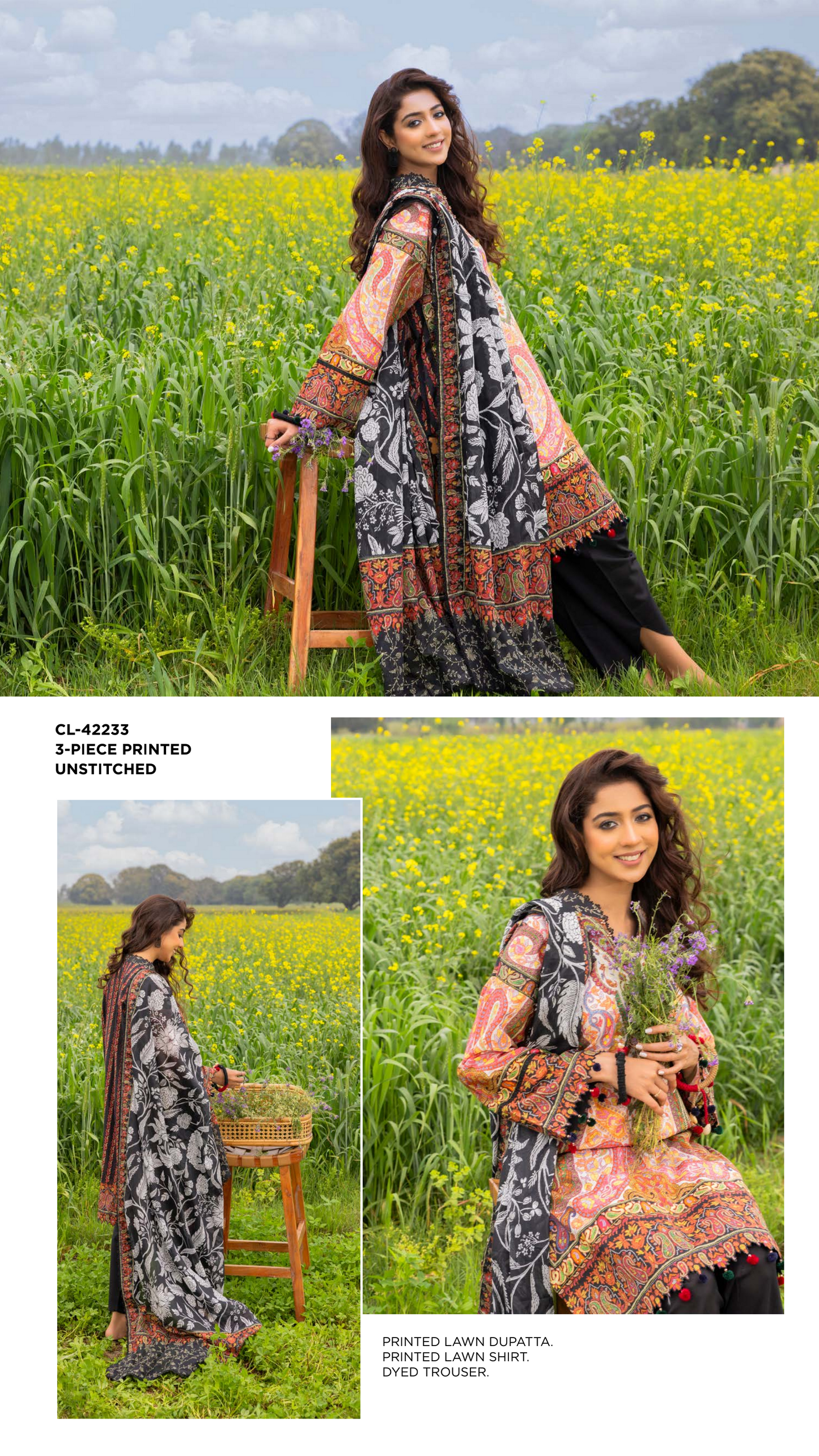 GulAhmed Original Lawn Unstitched 3 Pieces ππ₯β¨