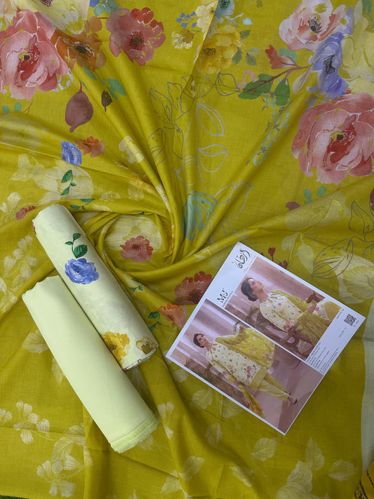 Izhaan Moosa Jee D #04 - 3pcs Unstitched Printed Collection