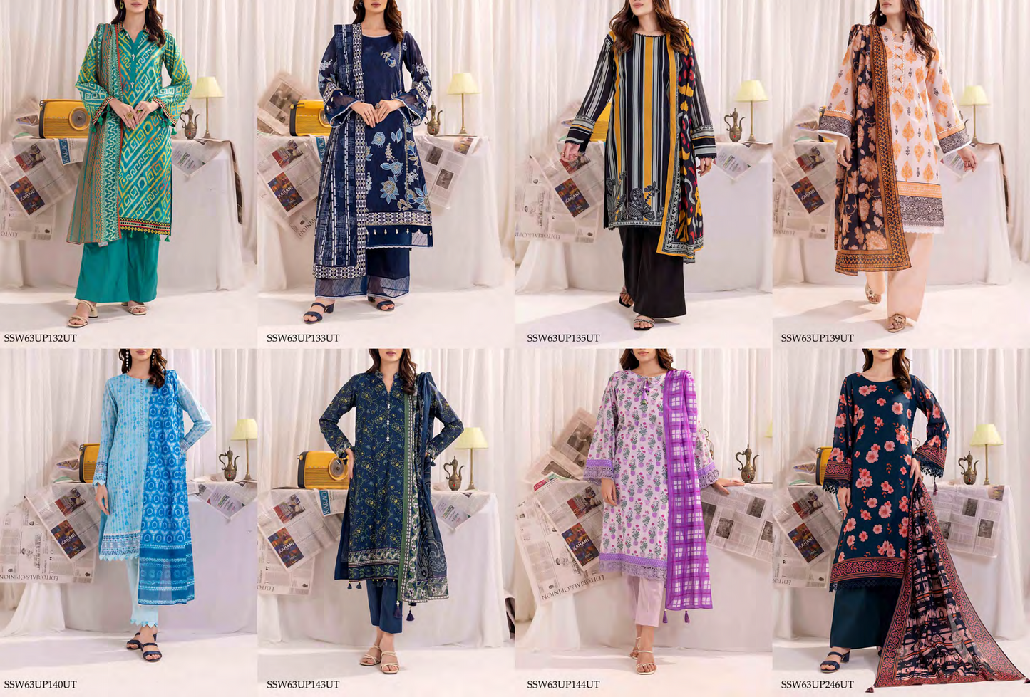 Salitex Azadi Sale Randomly 100% Original Lawn ❤️ LAIRA by SANA& SARA