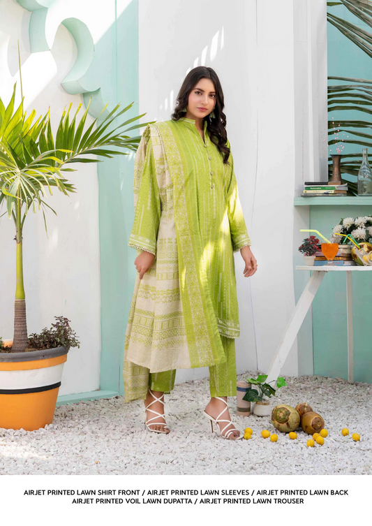 Zesh Unstitched Lawn 3 Piece 100% Original 🔥❤️