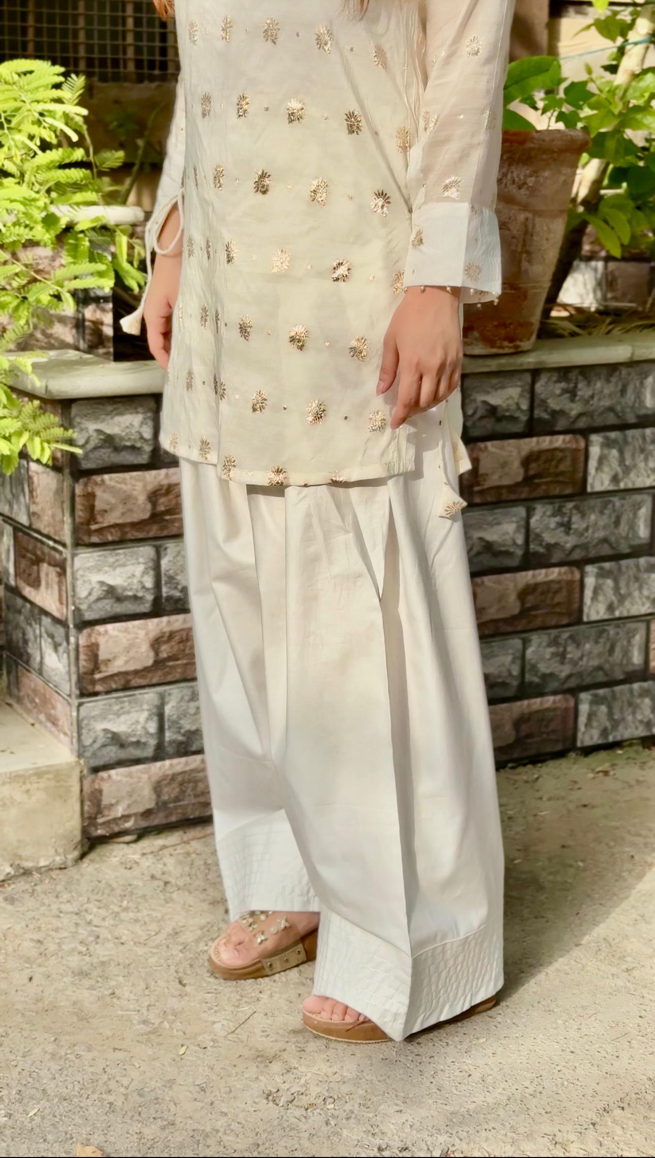 FARSHI Shalwar Cotton Stitched 🤩