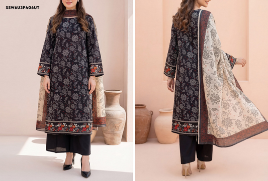 Salitex FLora Airjet Lawn 3PC Collection 2026 Vol - 2
by Sana & Sara Design # SSW6U3P406UT