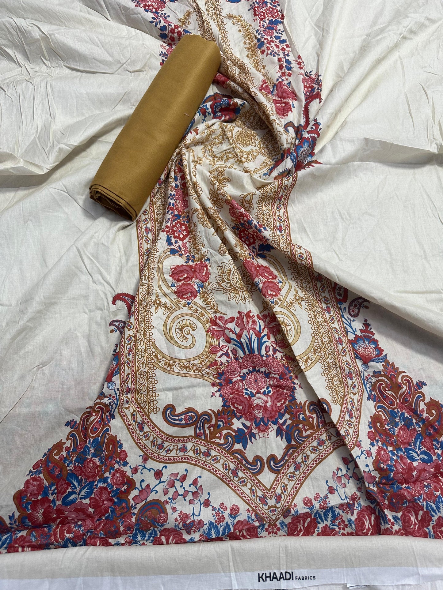 Khaadi branded Unstitched Collection Digital Printed 2-Piece Suit