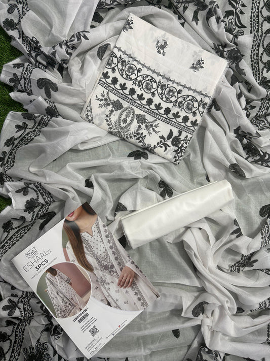 Salitex Eshal(D.C:-SSW8U3P448) 3Pcs Unstitched Printed Lawn Collection