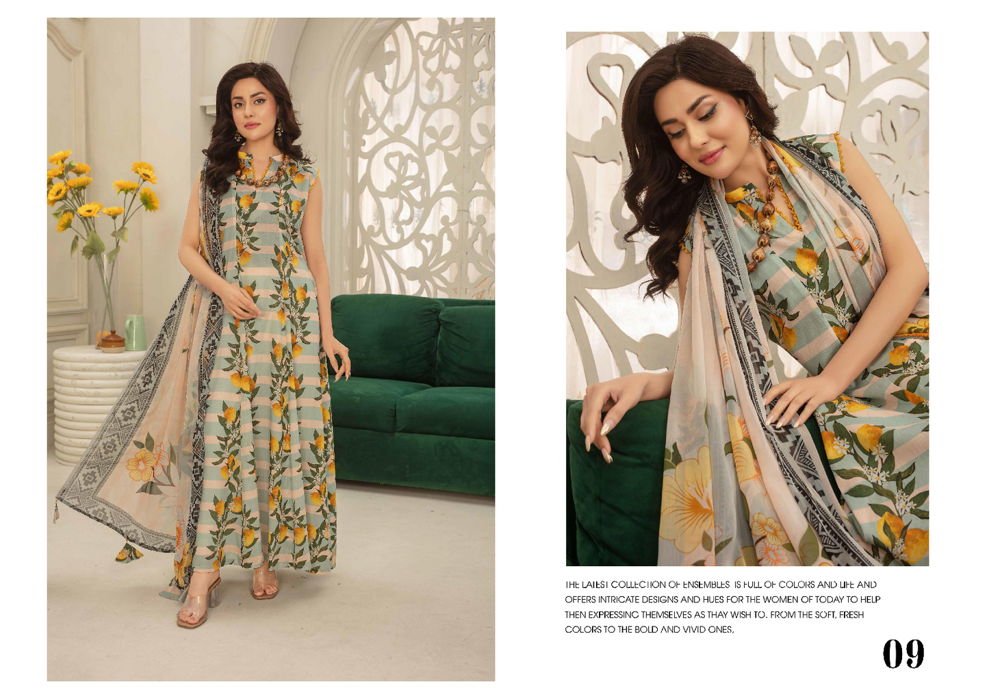Rajwan by DASTAAN Lawn Unstitched Lawn 100% Original Lawn 3 Pieces ❤️🔥